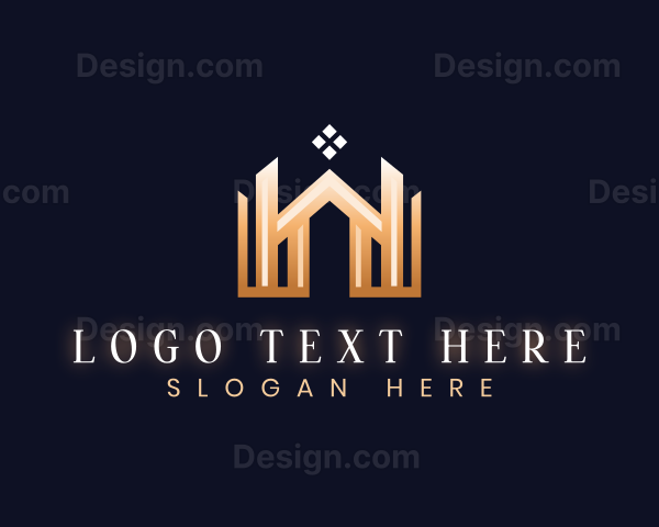 Abstract Real Estate Letter I Logo