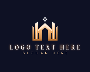 Abstract Real Estate Letter I logo