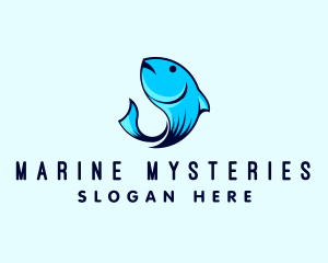 Marine Fish Hook logo design