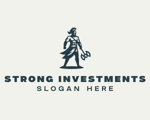 Strong Gladiator Warrior logo