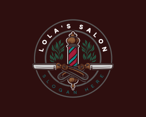 Barber Razor Shave logo design