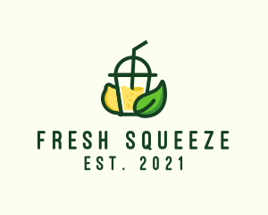 Healthy Lemonade Drink logo design