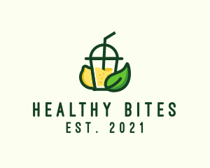 Healthy Lemonade Drink logo design