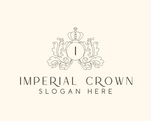 Victorian Royal Crown Crest logo design