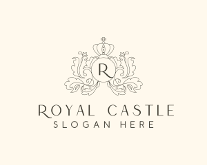 Victorian Royal Crown Crest logo design