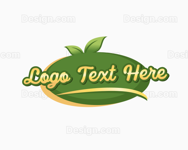 Natural Organic Leaf Logo