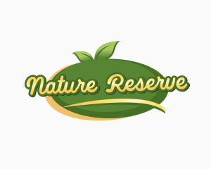 Natural Organic Leaf logo design