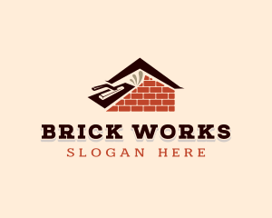 Masonry Brick Plaster logo design