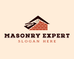 Masonry Brick Plaster logo design