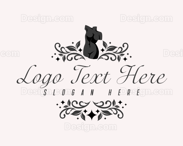 Ornamental Female Sculpture Logo