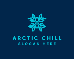 Ice Snowflake Frost logo
