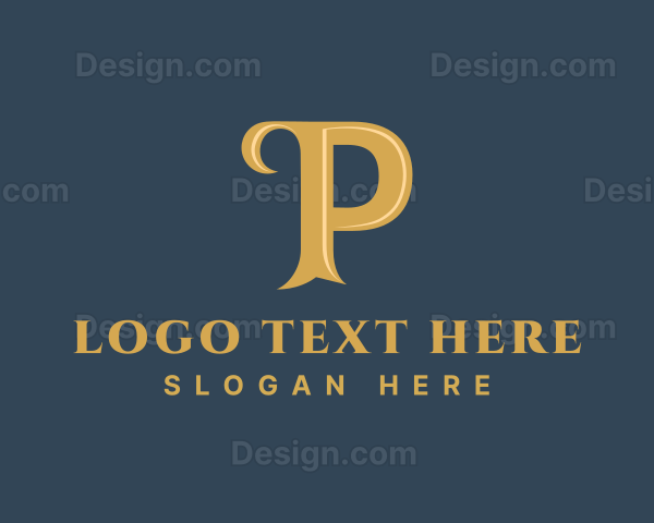 Gold Generic Brand Logo