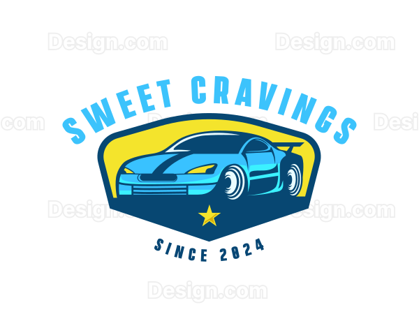 Car Racing Auto Garage Logo