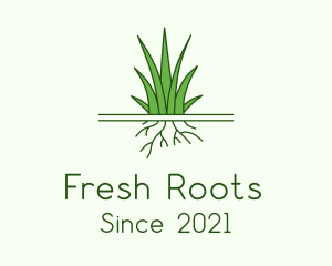 Garden Grass Roots logo design