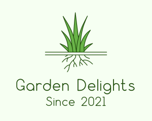 Garden Grass Roots logo design