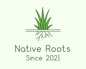 Garden Grass Roots logo design