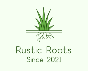 Garden Grass Roots logo design