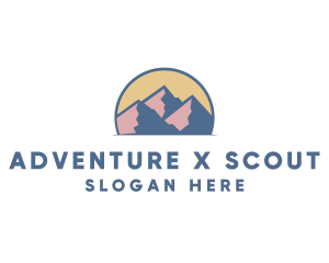 Mountain Adventure Trip logo design