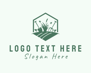 Landscaping Gardening Grass logo