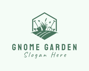 Landscaping Gardening Grass logo design