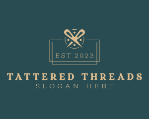 Needle Thread Tailoring logo design