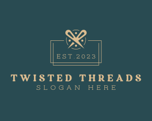 Needle Thread Tailoring logo design