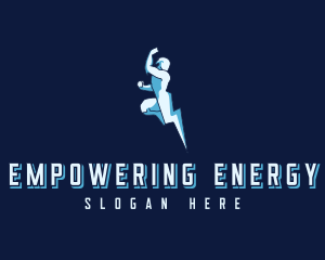 Lightning Bolt Electricity logo design