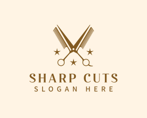 Scissors Comb Barber logo