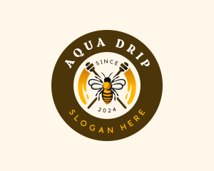 Bee Honey Apiary logo design