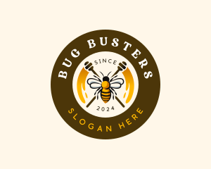 Bee Honey Apiary logo design