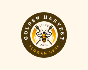 Bee Honey Apiary logo design