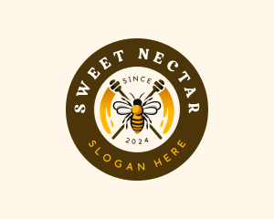 Bee Honey Apiary logo design