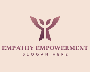 Therapy Wings Psychology logo design