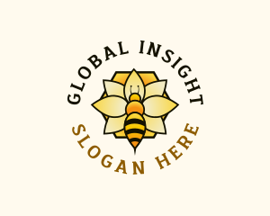 Honey Bee Apiary Logo