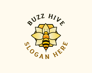 Honey Bee Apiary logo design