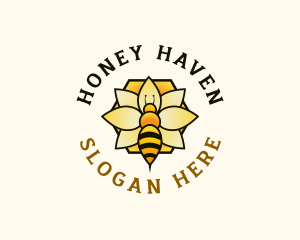 Honey Bee Apiary logo design