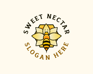 Honey Bee Apiary logo design