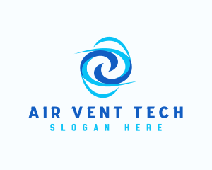 HVAC Air Conditioning logo design