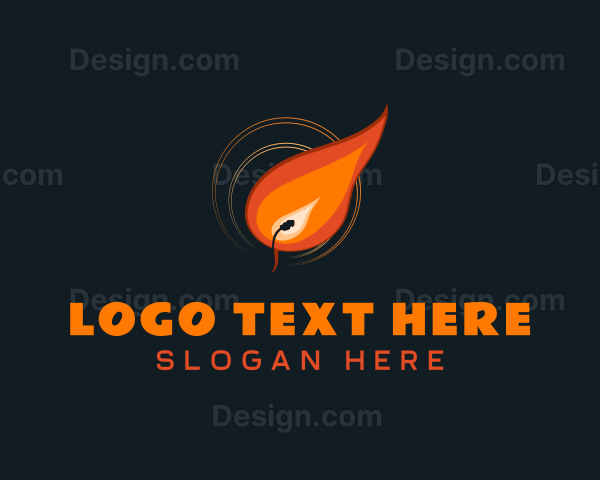 Candle Fire Light Logo