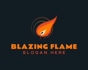 Candle Fire Light logo design