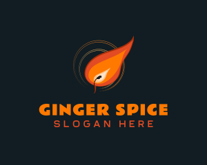 Candle Fire Light logo design