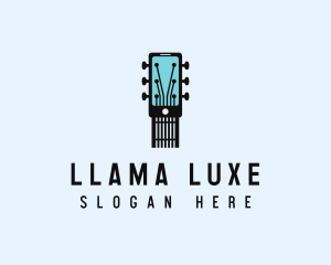 Acoustic Music Instrument Mobile App logo design