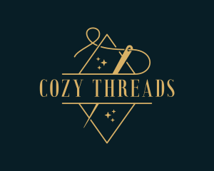 Needle Fashion Tailoring logo design