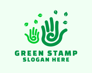 Green Hands Gardening logo design