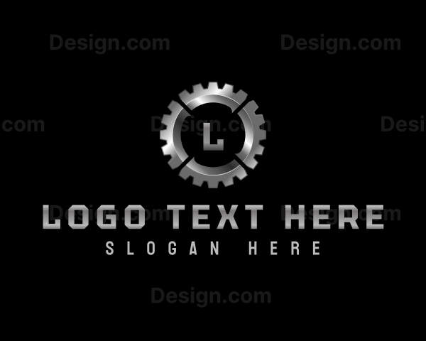 Industrial Gear Cogwheel Logo