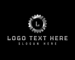 Industrial Gear Cogwheel logo