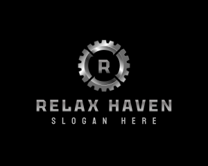 Industrial Gear Cogwheel Logo