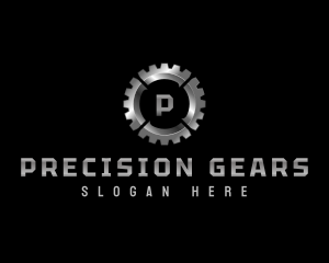 Industrial Gear Cogwheel logo design