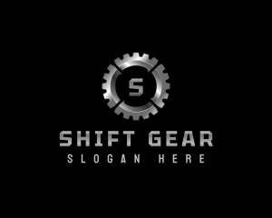 Industrial Gear Cogwheel logo design