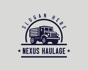 Trucking Cargo Vehicle logo design